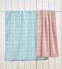 Kosugizen Large Bath Window Check 2 Colors of 70 x 140 A slightly larger bath great value in a Towel, Pattern, (1 each), cm. towel, 2-pack.