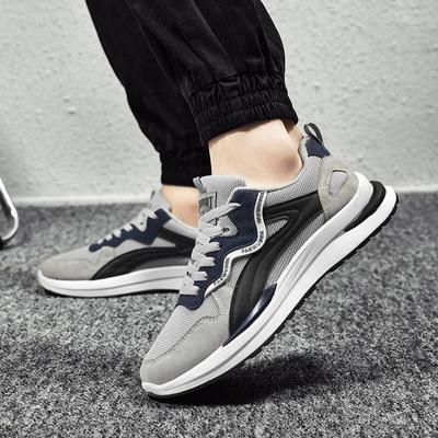 2025 Frühling und Sommer neue Herren-Sportschuhe Low-Top Fly-Woven atmungsaktive Freizeitschuhe Modetrend Forrest Gump Herrenschuhe