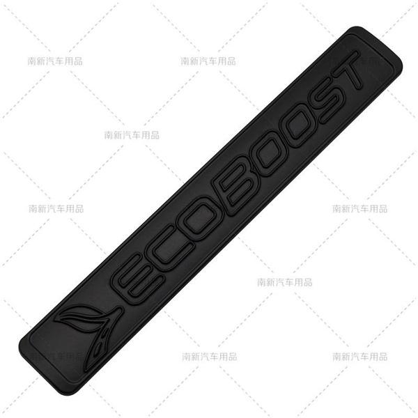2 Stück/Los 3D Metall FORD ECOBOOST Auto Emblem Auto Plakette Heckklappe Namensschild Aufkleber Seitenkotflügel Aufkleber