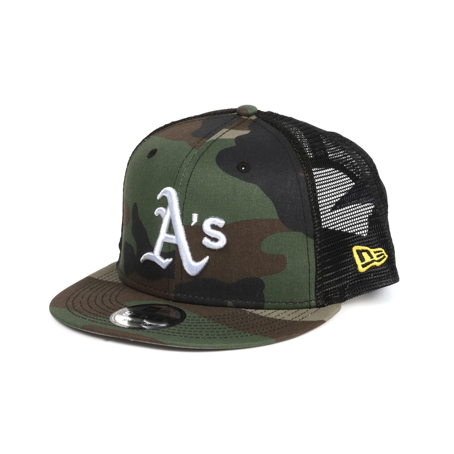 

New Era MLB Mesh Cap Snapback 9FIFTY Camouflage Oakland Athletics Oakland Athletics Free Size [New Era]
