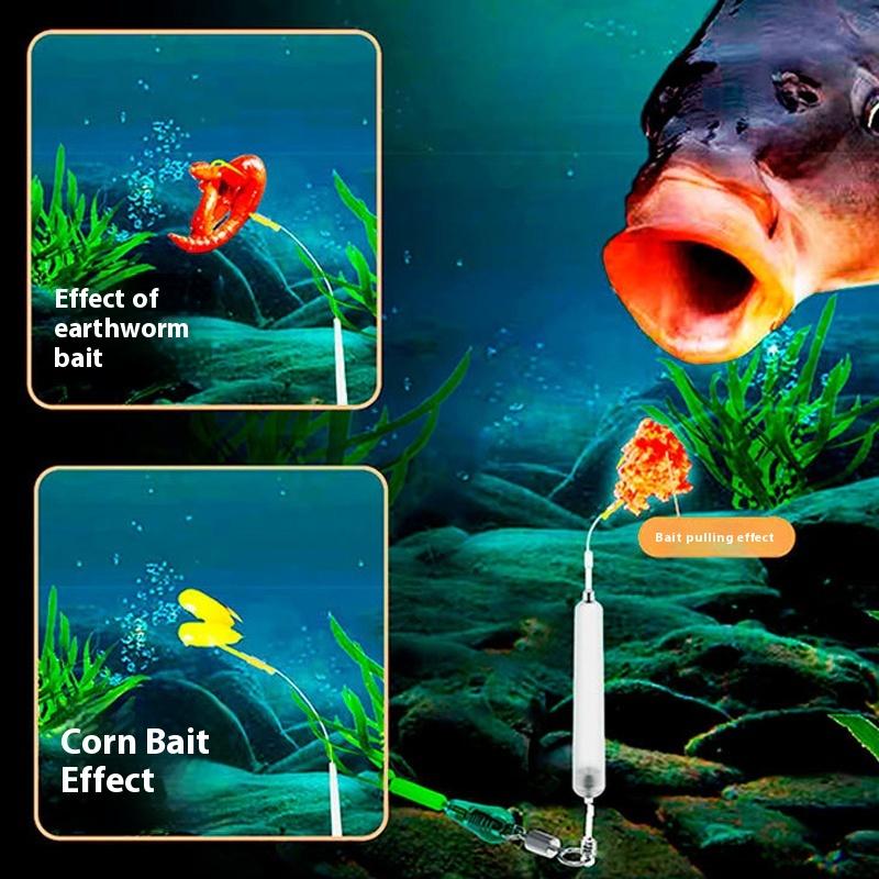 1Set Suspension Fishing Hair Rigs Hook Anti Bottom Gold Sleeve Carp Fishing Hook Size1#-7# Ready-To-Use Carp Rigs Fishing Lure