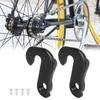 Uxcell Bicycle Tail Hooks, Aluminum Alloy Rear Derailleur Hanger Frame Gear Tail Hooks for Merida UCC, 2 Pieces