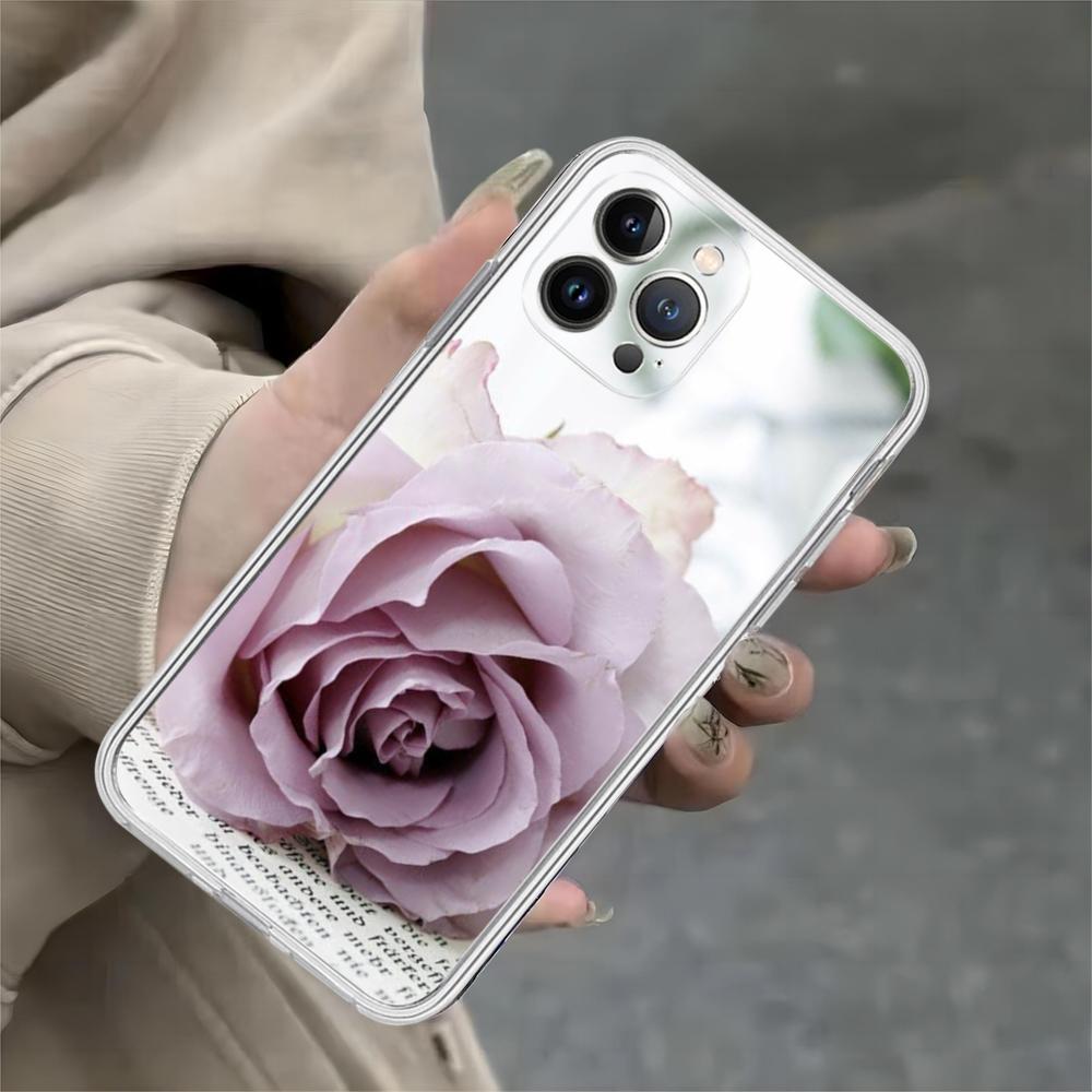 

Elegant Peony Flower Phone Case For iPhone 15 14 11 12 13 Mini Pro XS Max Cover 6 7 8 Plus X XR SE 2020 Funda Shell iPhone 11