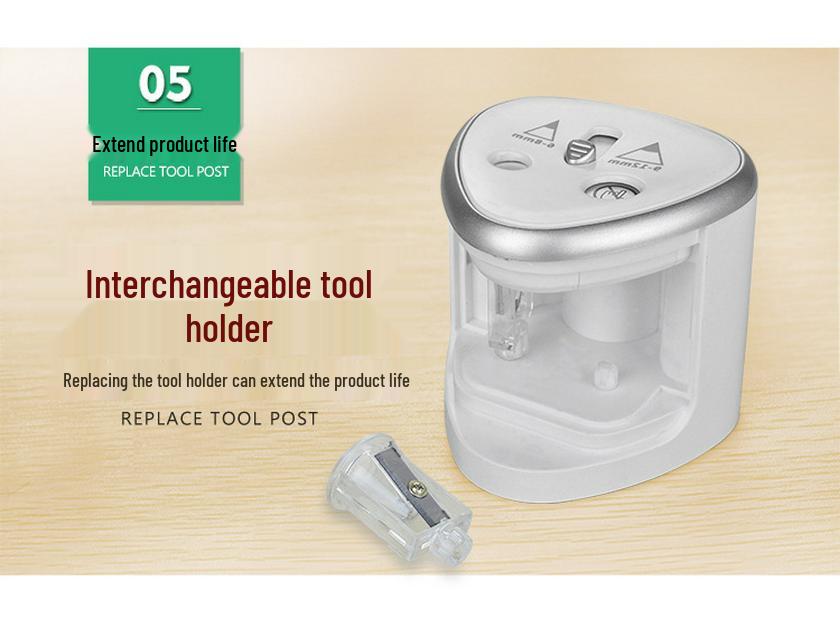 Astronomical Tenwin 8004 Dual-Hole Electric Pencil Sharpener for Students