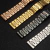 14 16 17 18 19 20 21 22 23 24mm Aukštos kokybės nerūdijančio plieno laikrodžio apyrankė Metalinis drugelio sagtelė Vandeniui atspari laikrodžio juosta