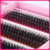 640-Cluster D-Curl False Eyelashes Set - DIY Segmented and Dense Lashes