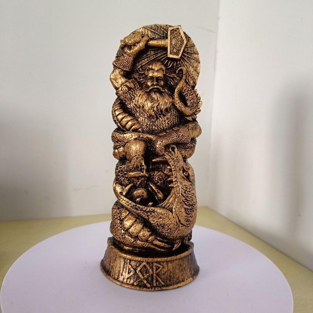 Carving Viking Gods Ornaments Resin Crafts Myths and Legends Statue Freya Statue Home Decoration