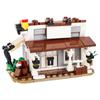 MOC Bricks Toys Model Farm Building blocks Cattle Horse Carriage Transport Vegetable Garden Flower Plant Friut Field Tree Animal