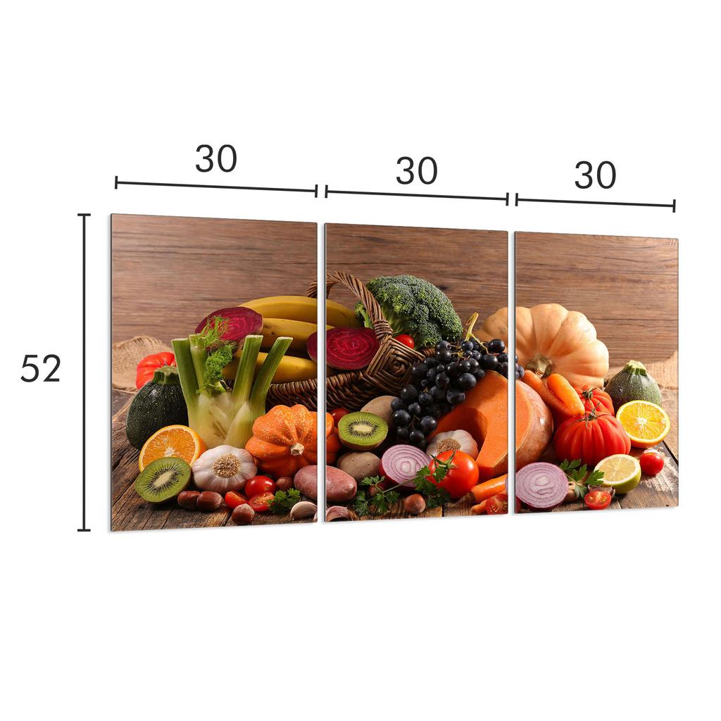 Szklana płyta ochronna na kuchenkę 3x30x52