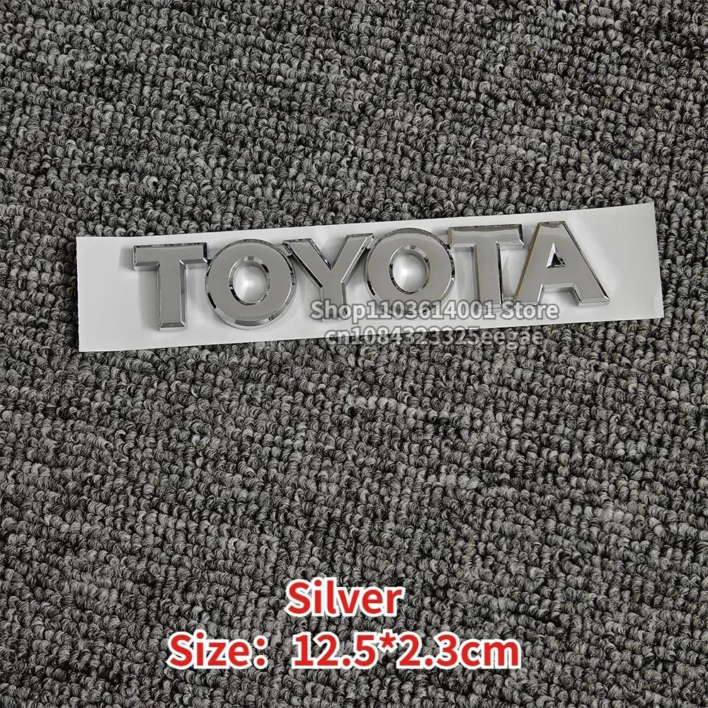 Trunk Rear Letter Badge Emblem for Toyota Replacement RAV4 Corolla Camry Prado REIZ CHR 86  Avalon Highlander Verso Tacoma