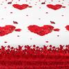 1 Rosmönstrad Frostat Lakan, Tryckt Sängöverkast För Sovrum, Sängkläder (Exklusive örngott)
