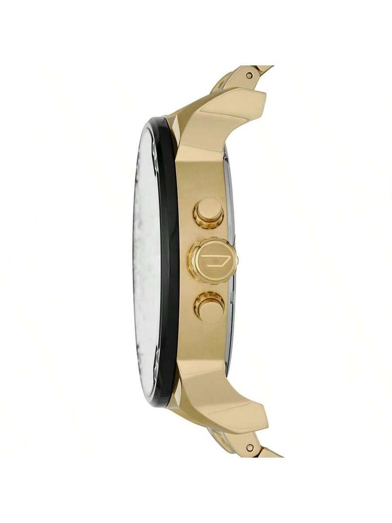 Diesel Oversized 57mm Multi-Time Chronograph for Men – Statement Piece for Night Out, Streetwear & Travel – DZ7333