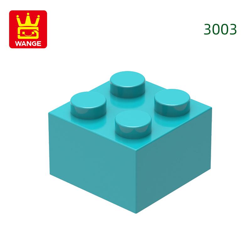 Non-Toxic 77Pcs/Lot 3003 2X2 High 4-Hole Building Blocks Moc Color Parts Compatible With Bricks Diy Children Toy Assembly Gift Box