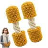 Windproof Mozzarella Stick Scarf Cute Long Neck Scarves Unisex Thermal Neck Warmer  Cheese Lovers