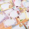 70 Sheets Pull Out Adhesive Notes Pad Small Notepads Cartoon Notes Paper Reminders on Fridges Book Calendar Notebook