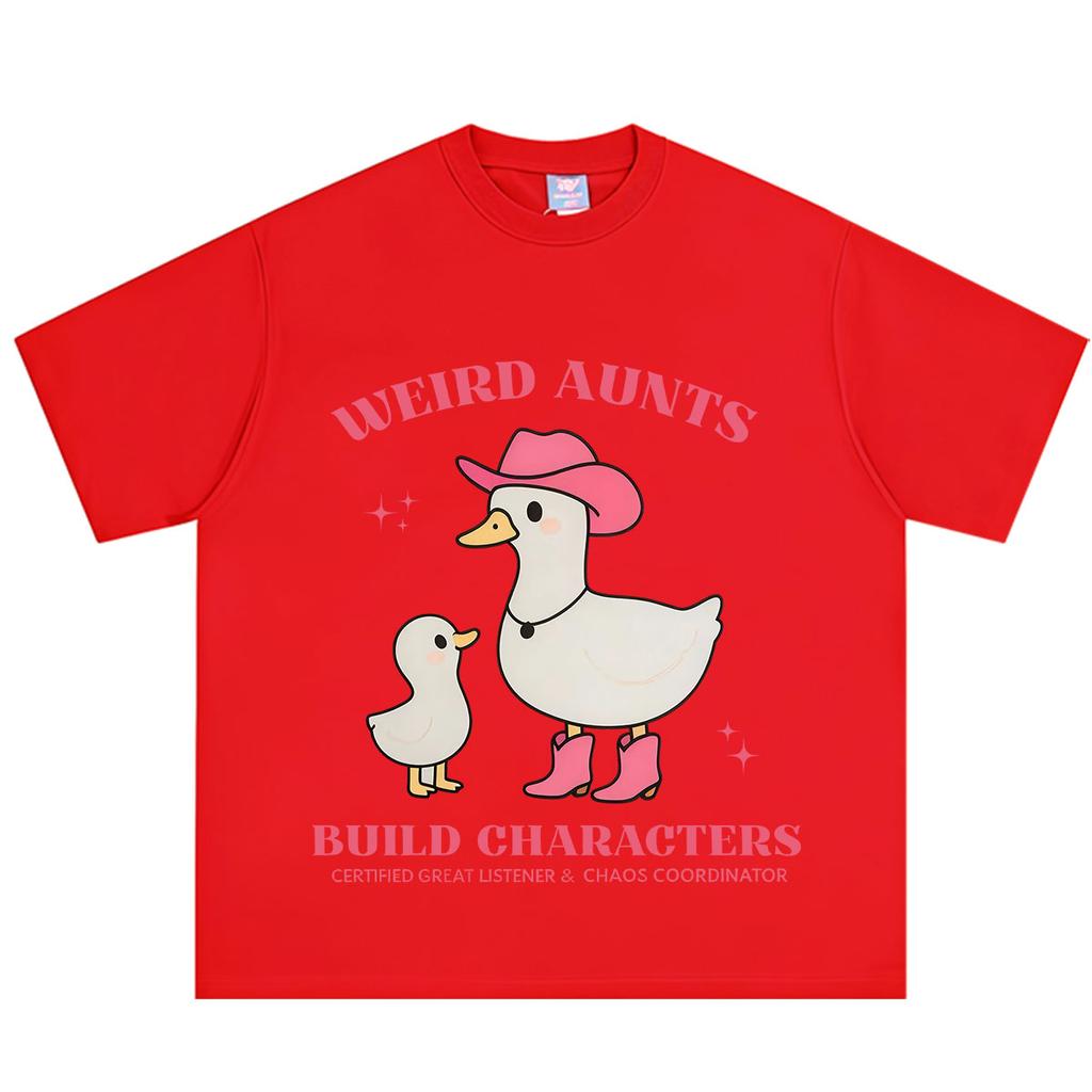 Aunt Goose Funny Duck Meme T Shirt Unisex Unisex Harajuku Fashion Tshirt Summer Shortsleeved Loose Casual Aesthetic Trend Tshirts