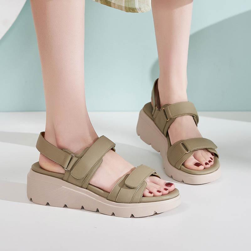 Plus Size 35-41 Shoes for Women Summer Elegant Comfortable Platform Sandals Wedges Sandalias De Mujer Non-slip Women Shoes