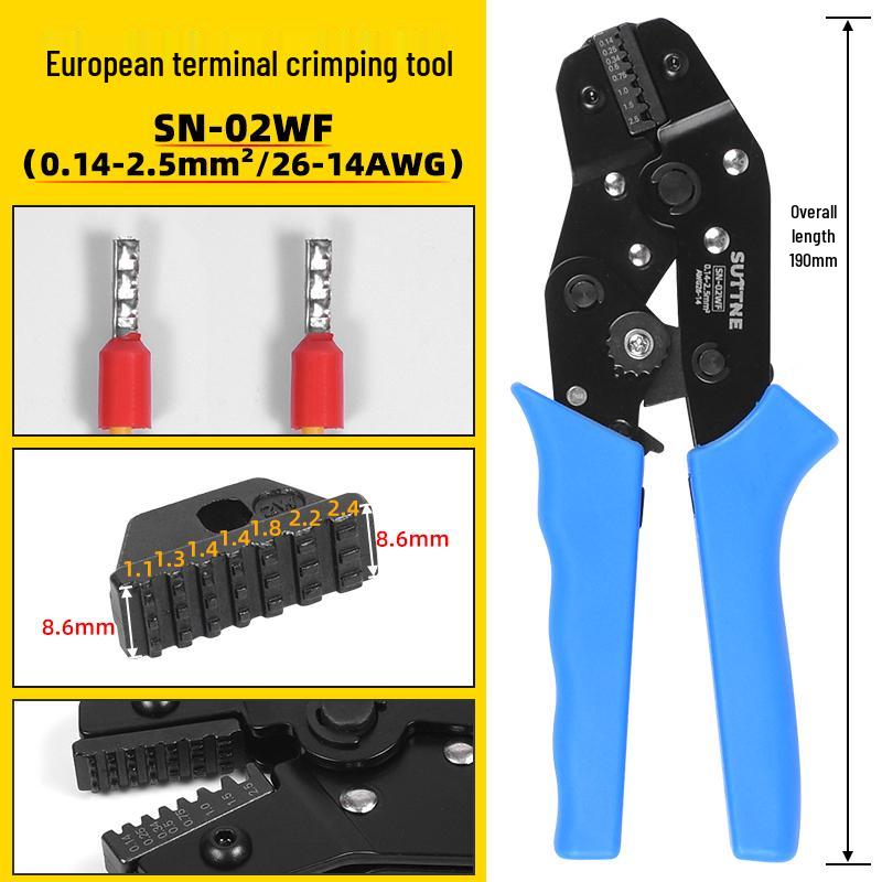 DuPont Connector Crimping Tool for 2.54mm Electrician Terminal Pins