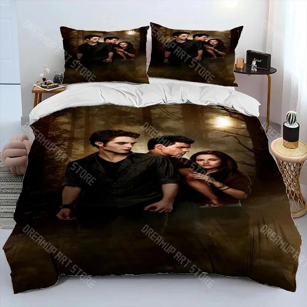 3D Print The Twilight Saga HD Printed Comforter Bedding Set,Duvet Cover Bed Set Quilt Cover Pillowcase,king Queen Size Bedding