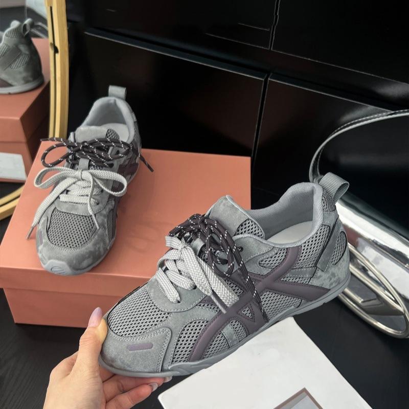 Mesh German training shoes women's autumn new versatile and comfortable sports Forrest Gump shoes breathable soft-soled casual board shoes