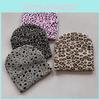 Fashionable Wool Cap With Leopard Print And High Top Style For Teen Casual Wear