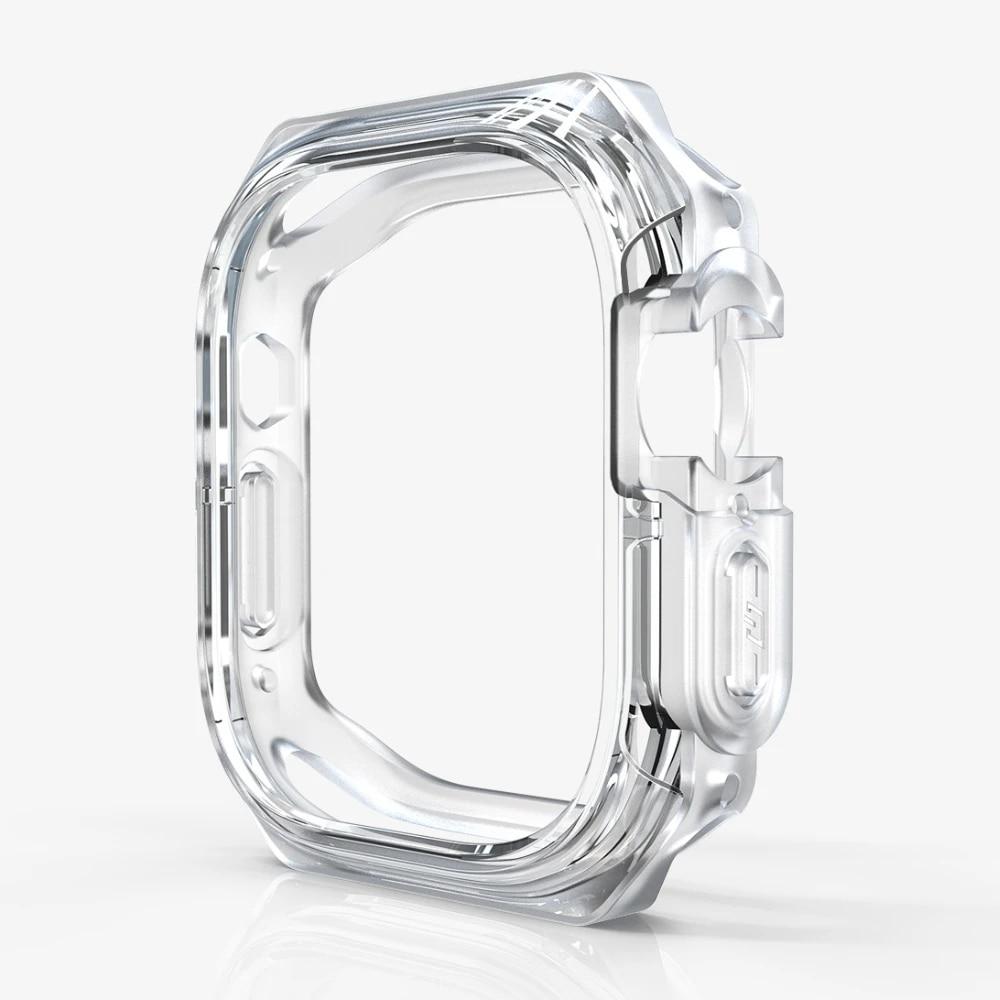 Custodia in Gomma per Apple Watch Ultra 2 Custodia 49MM 45MM Cornice Bumper Protettivo Copertura 41MM 45MM Per iWatch Serie 9 8 7 6 5 44MM 40MM