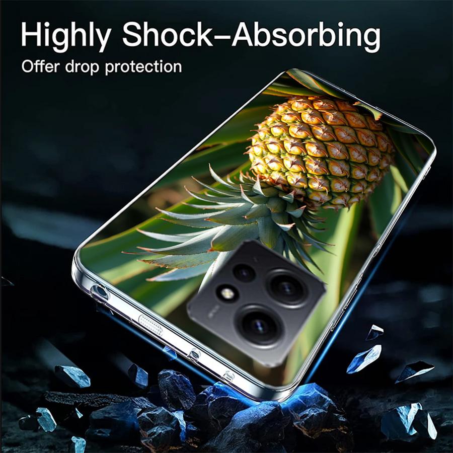Harvest Pineapple Phone Case For Redmi Note 14 15 Pro 5G 13 12 Pro Plus 11 11T 11E 11S 10 Pro 10S 9 9S Cover Cell Clear TPU Capa