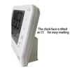 Large Screen Digital Alarm Clock with LCD Display Backlight Temperature Battery Operated for Students and Professional