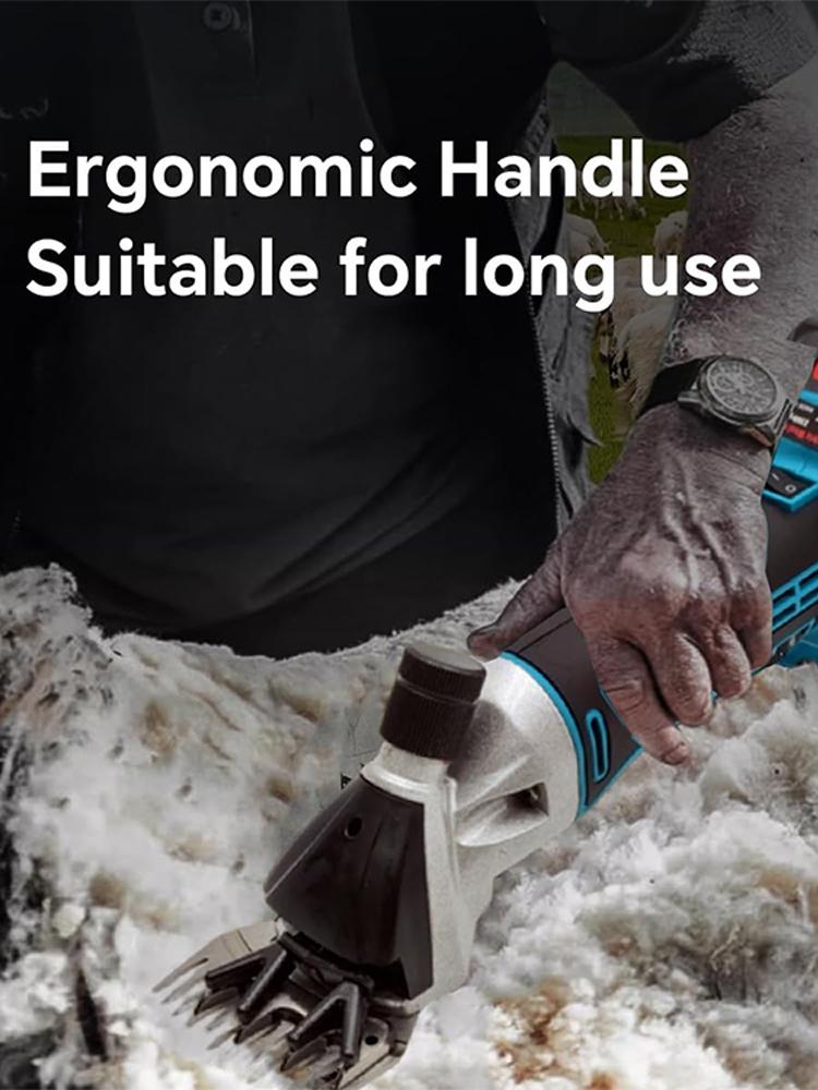 6 Gears Adjustable Speed Wool Scissor Lithium Electric Sheep Pet Hair Clipper Shearing Kit Goat Pet Animal Shearing Cutting 220V