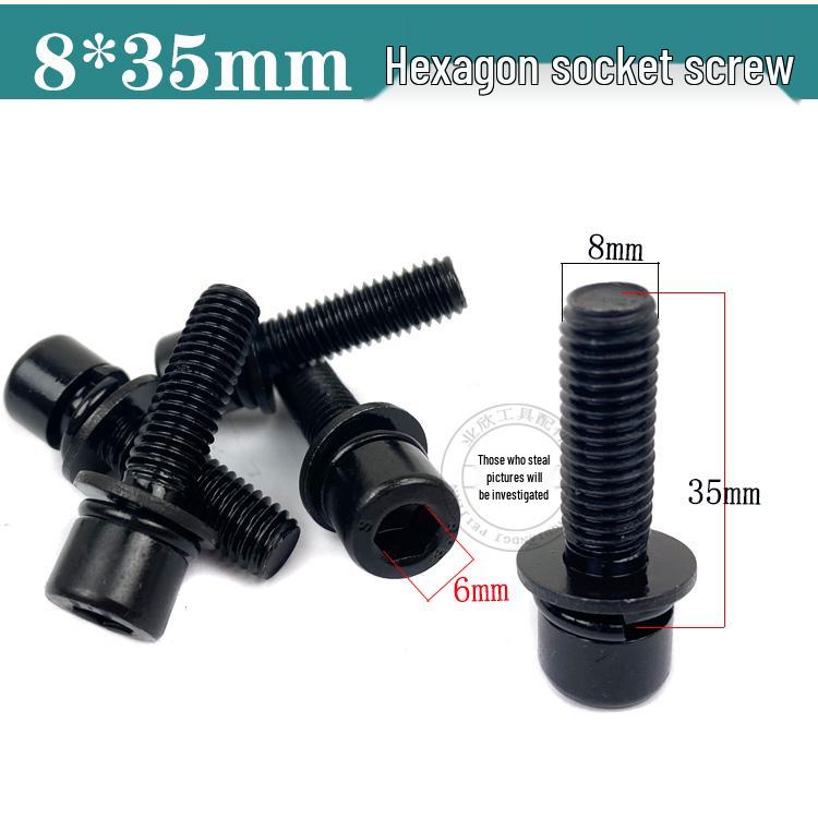 Electric Chainsaw Hex Nut and Screw Cap Set with Aluminum Pressure Plate