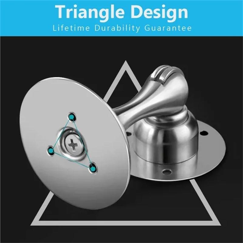 Magnetic Door Stop Door Suction Holder Stainless Steel Door Stopper Holder Home Room Office Indoor Magnetic Door Block