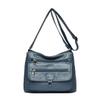 New autumn and winter large-capacity simple retro multi-compartment small square women's bag single shoulder fashion casual messenger bag