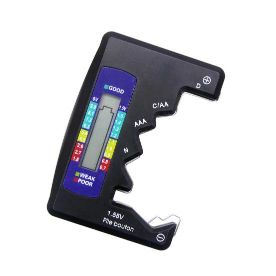 

BT-886 Полезный Легко читаемый Удобный для переноски Тестер Батареи Высокопрочный Цифровой Тестер Домашние Принадлежности чёрный