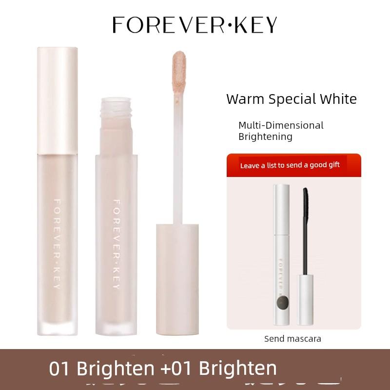 Foreverkey Concealer Cover Cover Fleck Dark Circles Acne Marks Tear Groove Face Brightening Skin Color Repair Female