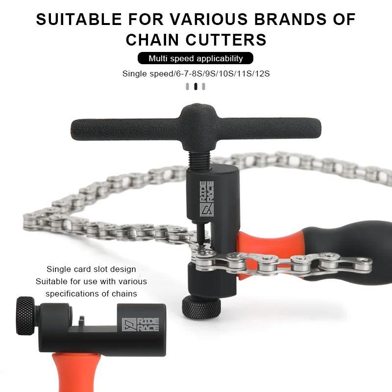 RIDERACE Fahrradkettenstift-Entferner MTB-Fahrrad-Verbindungsbrecher-Splitter-Reparaturwerkzeug für Rennrad-Kettenextraktor-Schneidgerät