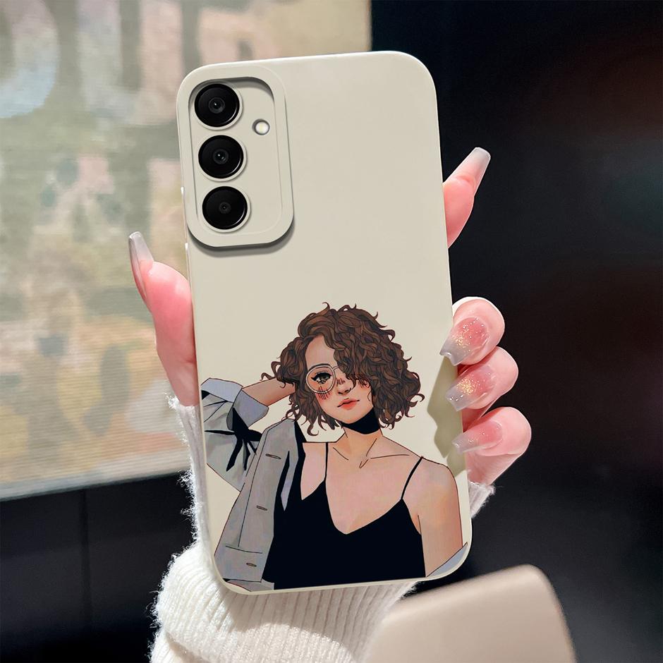 For Samsung Galaxy A25 A26 A36 A56 5G Case Cute Flowers Silicone Soft Protective Cover For SamsungA25 A26 A36 A56 Fundas Coque