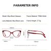 Fashion Prescription Anti Blue Light Reading Glasses Women +4.75 +6.00