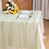 3D Pearl Beaded Mesh Wedding Dress Table Runner