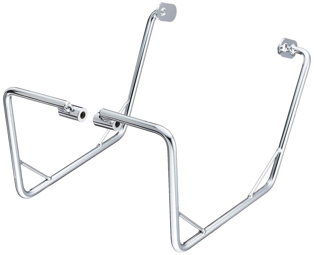Kijima Bike Parts Side Bag Support Steel Super Cub Left and Right Set Chrome Plated Cub/Cross ('18-) 210-493
