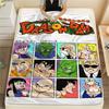 Dragon Ball Characters Print Flannel Blanket,High Quality Comfortable for All Seasons,Home Decor,Warmth and Comfort,Perfect for Christmas Gifts