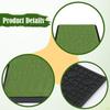 Golf Hitting Mat Practice Drive Training Portable Gear Artificial Turf Pad Rubber Base for