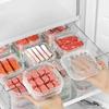 10/1pc Refrigerator Storage Box Food-Grade Meat Fresh-keeping Box Transparent Home Kitchen Vegetable Fruit Sealed Small Crisper
