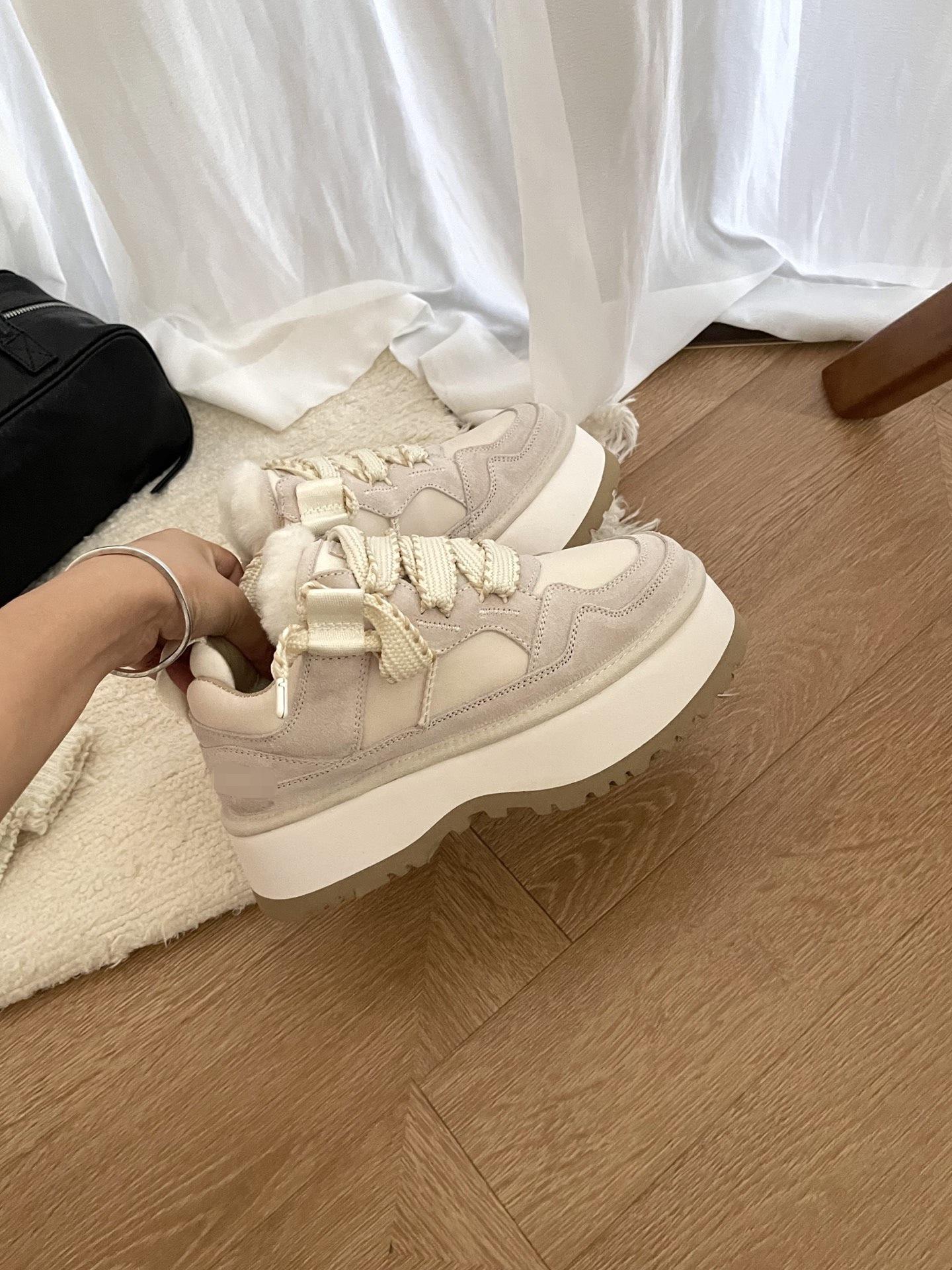 

Женские зимние ботинки Henan Sangpo на толстой подошве, с меховой подкладкой, из коровьей кожи 38