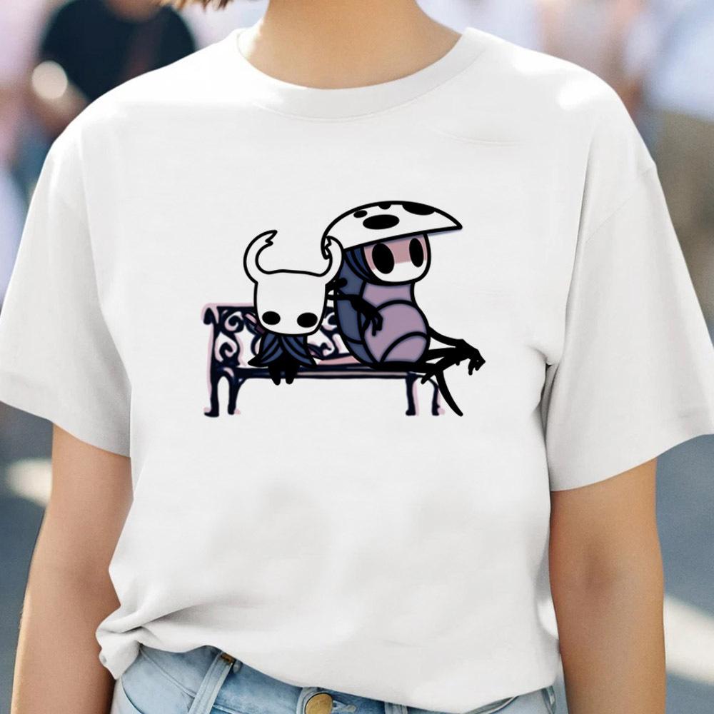 Hollow Knight Silksong Pattern Print TShirt HipHop Retro Anime Womens Clothing Comfortable Breathable and Soft Cotton