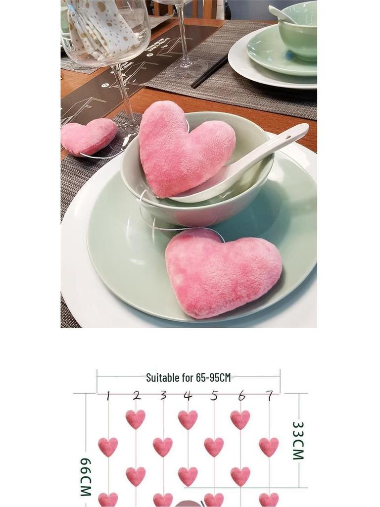 Charming Love Heart Door Curtain for Wedding & Princess Rooms