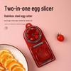 Free Shipping - Stainless Steel Multifunctional Egg Slicer & Divider