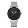 GENEVA Unisex Fashion Trend Mesh Band Watch - Casual Couple & Student Style