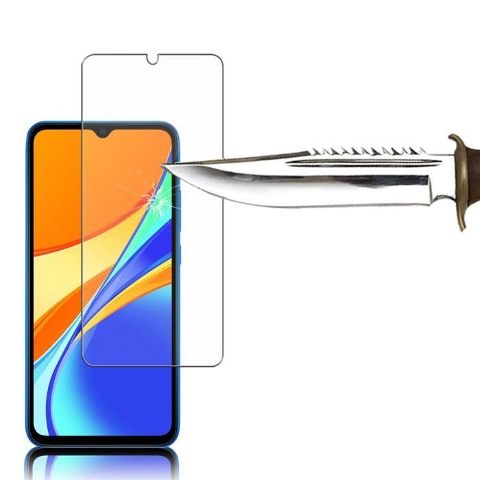 Film de protection d'écran - VCOMP® - Pack de 3 - Verre trempé 9H - Compatible Xiaomi Redmi 9C/9C NFC/9 (India)