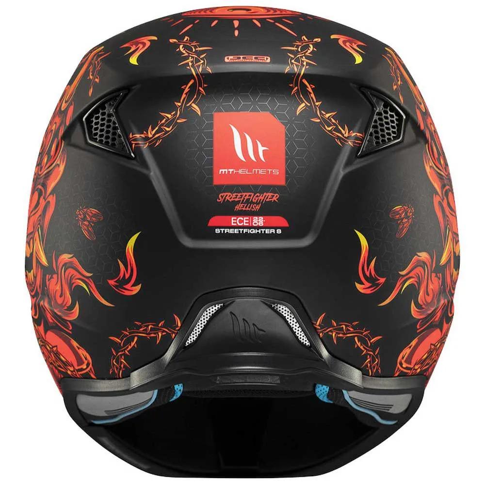 MT Helmets Modular Helmet Streetfighter SV Hellish