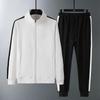 Men's 2025 Cotton Tracksuit: Breathable Long Sleeve Fashion Jacket & Casual Running Top